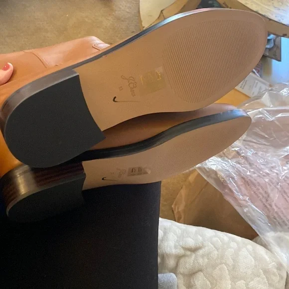 J Crew Leather over-the-knee riding boots BA769 - Picture 6 of 7